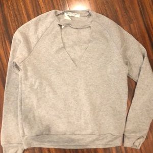 project social T grey sweatshirt NWT
